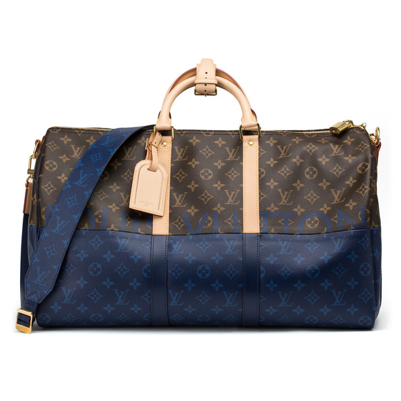 Louis Vuitton Keepall Bandouliere 50 Outdoor Split Monogram Weekend Travel Bag - Picture 1 of 12